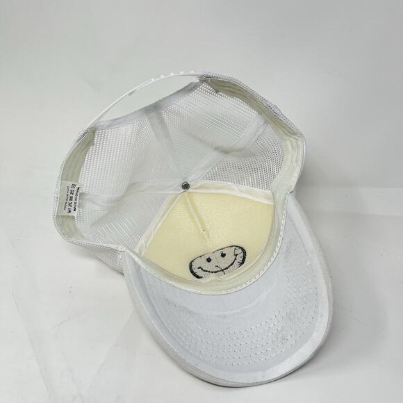 Custom Smiley Face Trucker Cap Fashion Outdoor Adjustable Casual Hat Adjustable - Picture 6 of 7